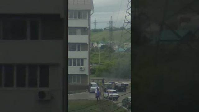 Загорелась машина ваз 2107, пожар, бийск смотреть онлайн