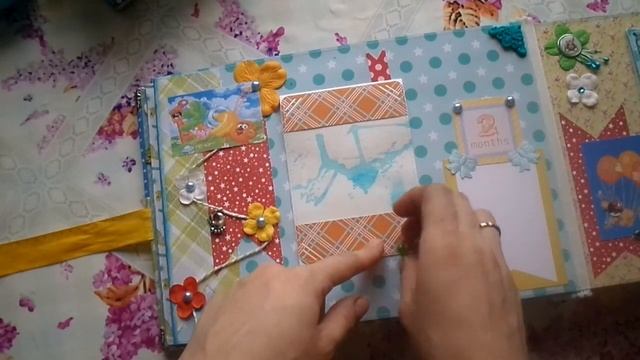 Скрапальбом первого года и мамины сокровища