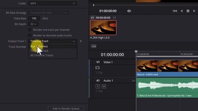 Export MP3 Audio File ? | DaVinci Resolve смотреть онлайн