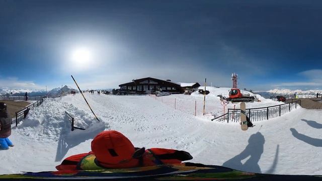 Роза Хутор. Вершина Роза Пик (2320 метров) VR видео 360 смотреть онлайн