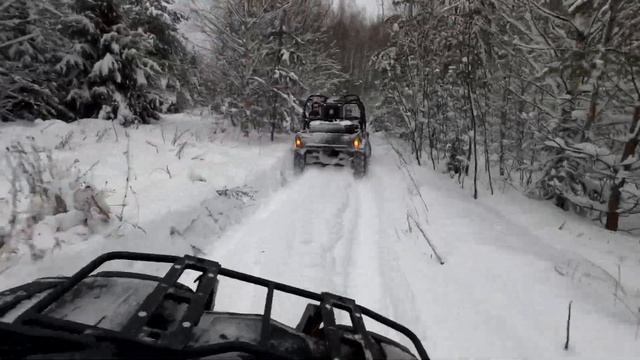 Зимняя покатуха на квадриках 18+ CТЕЛС 650, BRP 500, ОДИС 800. смотреть онлайн