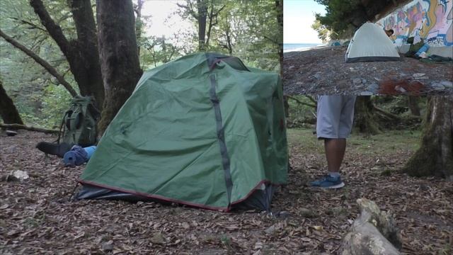 СБОРКА РАЗБОРКА В ПОХОДЕ Палатка 2 местная Outventure Teslin 2 (ОБЗОР) смотреть онлайн