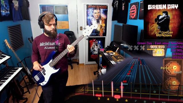 Green Day - East Jesus Nowhere | BASS Tabs & Cover (Rocksmith)