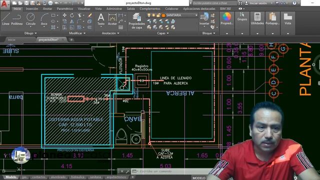 Plano Instalacion Hidraulica Autocad 2. Simbologia Editable смотреть онлайн