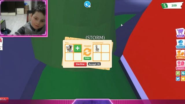 ТРЕЙДИМ в Adopt me Roblox! | ???Trust Trade питомцев ??? смотреть онлайн
