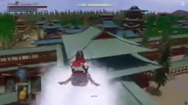 Skyrim LE - Riding Flying Nimbus(筋斗雲) visit Kai Feng city смотреть онлайн