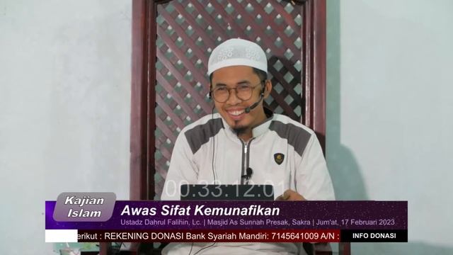 ? LIVE | ? AWAS SIFAT KEMUNAFIKAN | Ustadz Dahrul Falihin, Lc. смотреть онлайн