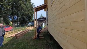 Каркасный дом 6х6 . Обзор каркасного дома 6 на 6 от компании ПЗСК