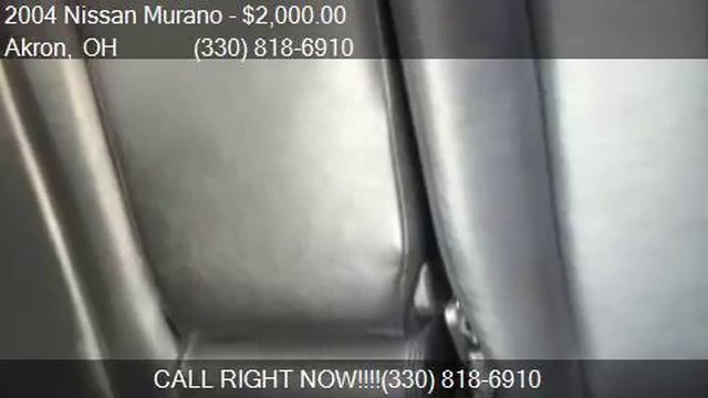 2004 Nissan Murano SL AWD 4dr SUV for sale in Akron, OH 4430 смотреть онлайн
