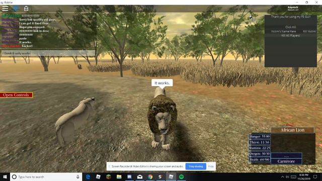 Wild Savannah Script (Kill all, Click kill, target kill) смотреть онлайн