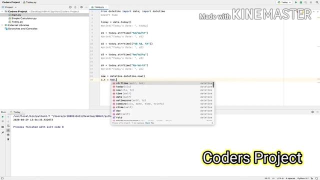 How to get date and time using python (Part2) смотреть онлайн