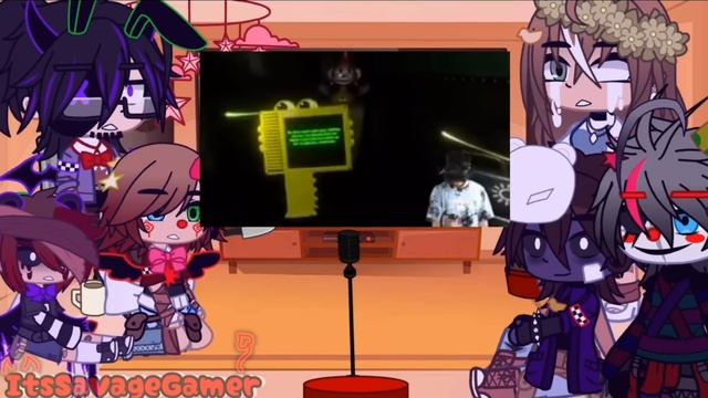 Aftons react to EddieVR || FNAF || Gacha club || 1/3 смотреть онлайн