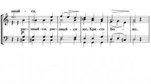 «Единородный Сыне» П. Чесноков ор. 9-3