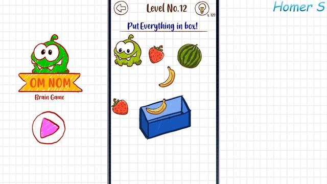 Om Nom Drain Game - Walkthrough, puzzle, conundrum, jigsaw - Puzzle Games for iOS and Android. смотреть онлайн