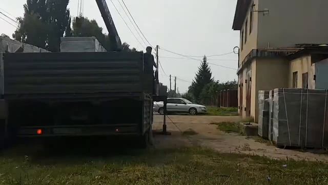 Газоблоки. газобетон.разгрузка смотреть онлайн