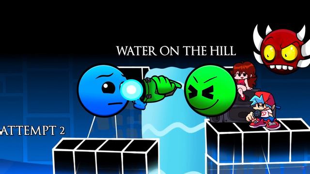 Friday Night Funkin' - Fire In The Hole (Moist Update) - Lobotomy Geometry Dash 2.2 (FNF Mod/Hard) смотреть онлайн