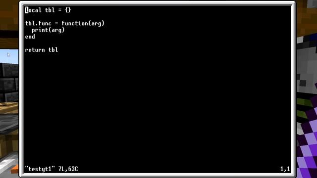 OpenComputers и Lua. Запуск одной программы из другой. Объяснение области видимости переменных смотреть онлайн