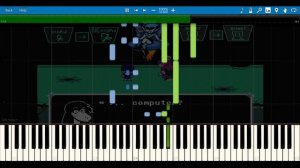 Queen - Deltarune Chapter 2 (Synthesia Piano Tutorial)
