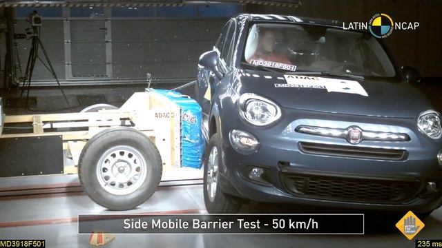 Crash Test Fiat 500X Com 6 Airbags