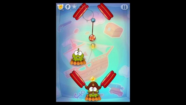 Cut the Rope: Time Travel Level 3: Pirate Ship 3 Stars Walkthrough смотреть онлайн