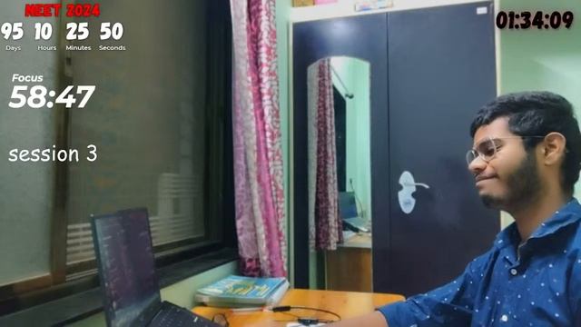 Live study with me I Pomodoro I NEET 2024 I Yakeen 2.0 I Physics Wallah #livestudy #pw #viral #neet смотреть онлайн