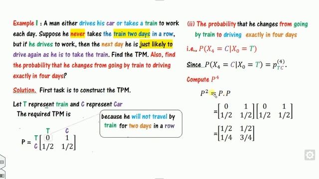 Lecture #3: Solved Problems of the Markov Chain using TPM (Part 2 of 3) смотреть онлайн