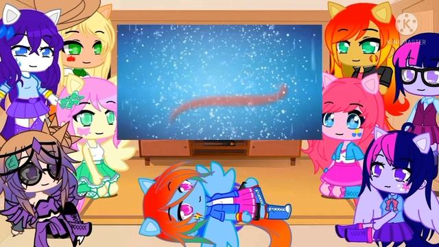 MLP Past Mane 7 Reacts to Future|| Let it Rain & Friendship through the ages || Part - 9 смотреть онлайн