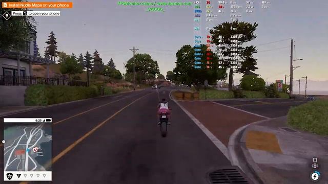 Watch Dogs 2 - Intel Core i5-8250U | GeForce MX110 | RAM 8 GB DDR4 смотреть онлайн