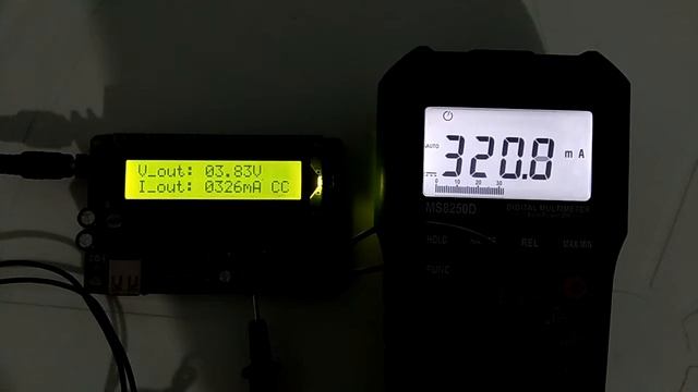 Mastech 8250D Counts Test - MA Current