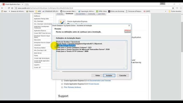 Instalação Oracle APEX 5 - #2 смотреть онлайн