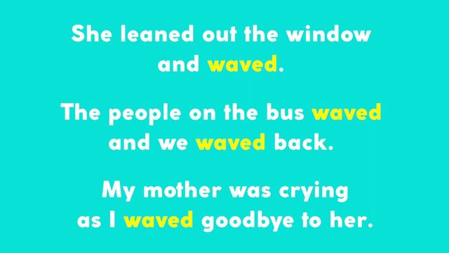 Word of the Day/Слово дня: WAVE. Английский с Марусей смотреть онлайн