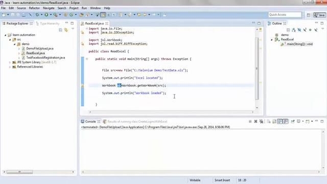 How to read excel file in Selenium Webdriver смотреть онлайн