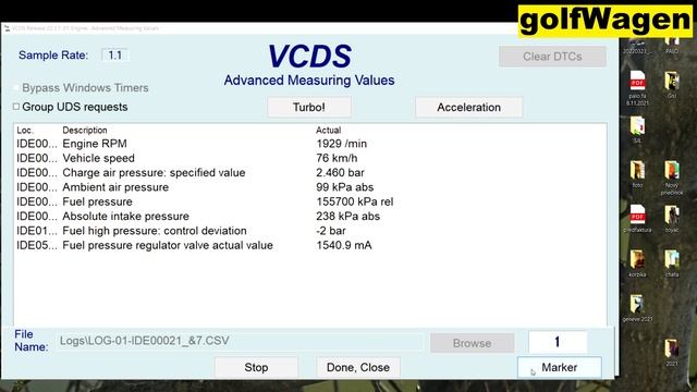VCDS engine log data guide /LogView/ смотреть онлайн