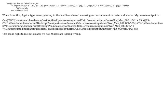 GIS: TypeError: unsupported operand type(s) for -: 'str' and 'int' (2 Solutions!!) смотреть онлайн