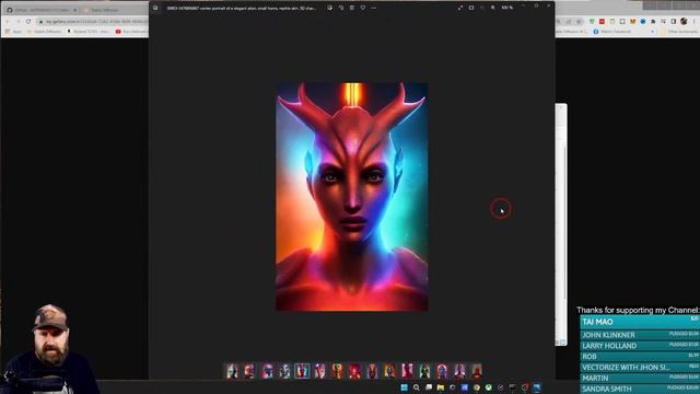 Photobash LIVE - MidJourney / Stable Diffusion - OlivioTutorials.com смотреть онлайн