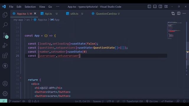 Typescript Quiz App With ReactJs | Typescript | ReactJs смотреть онлайн