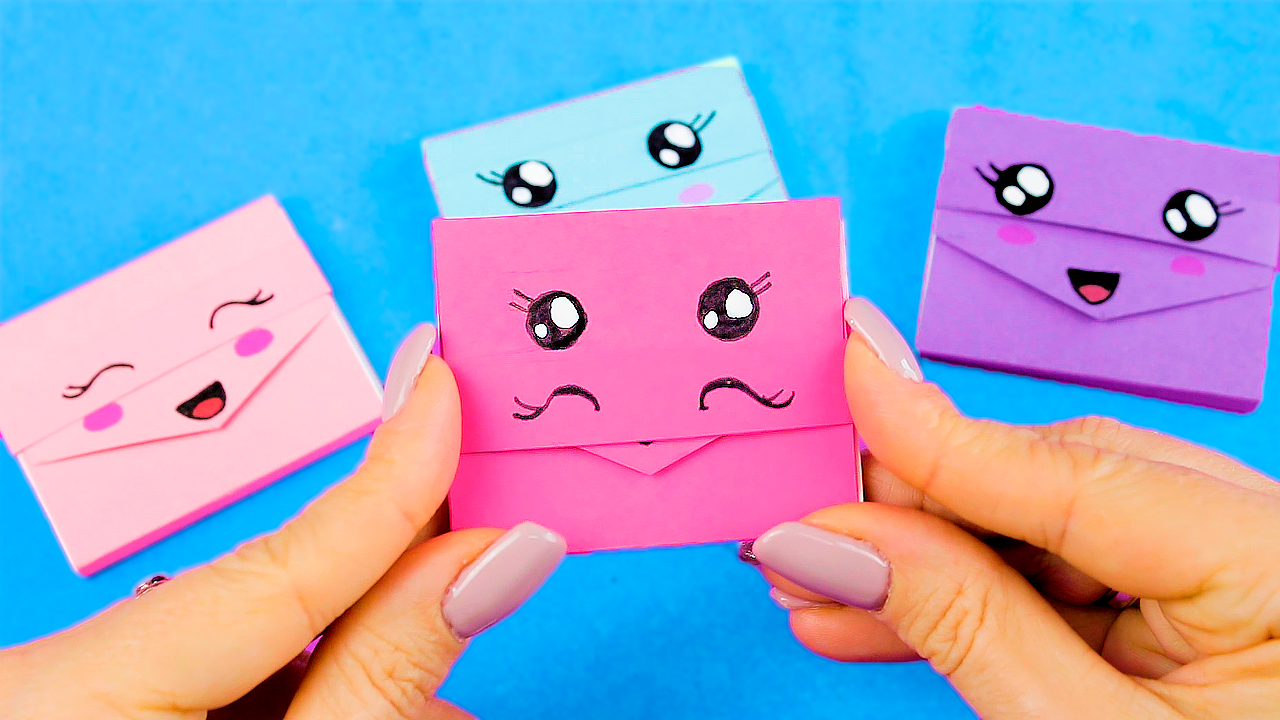 Мини Блокнот из одного листа бумаги. Оригами канцелярия в школу. смотреть онлайн