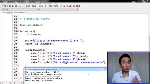 24. Programación en C - Condicionales - La sentencia switch смотреть онлайн