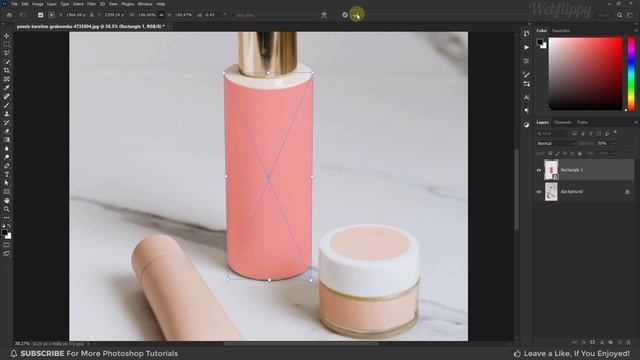 Create Mockup with This New Warp CYLINDER Option in Photoshop | Photoshop Tutorial смотреть онлайн