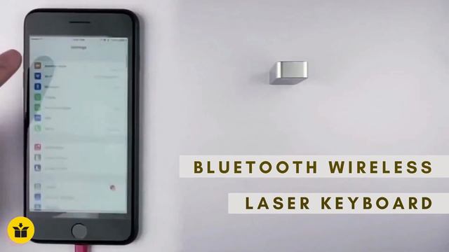LASER BLUETOOTH WIRELESS KEYBOARD смотреть онлайн