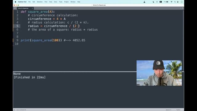 Codewars (Python?) | Area of a Square | kyu8 смотреть онлайн