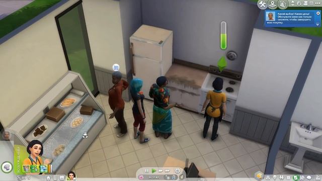 Я ОТКРЫЛА ПЕКАРНЮ! - The Sims 4 Челлендж (Моя пекарня)