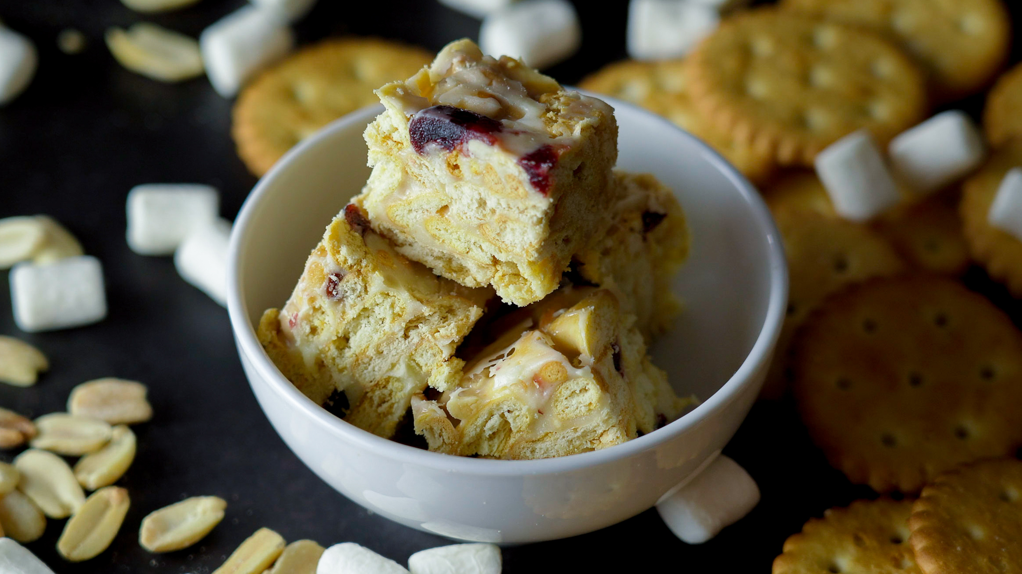 Необычное печенье из маршмеллоу, орехов и сухофруктов. Показываю, как приготовить смотреть онлайн