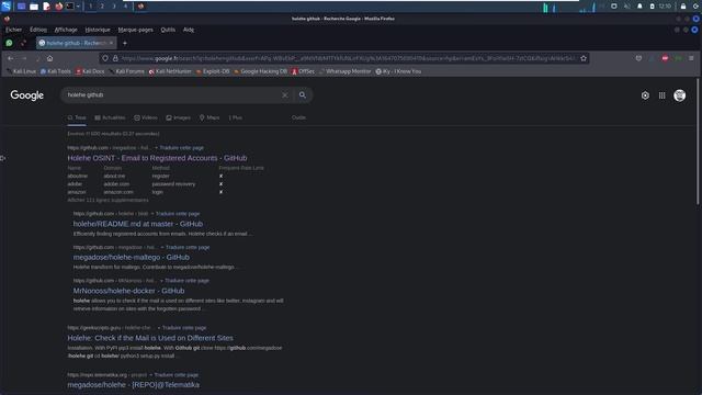 Qu'est ce qu'internet sait de vous? Utilisation de Holehe - OSINT смотреть онлайн