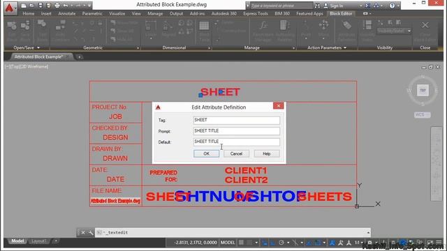 30-- Block (Autodesk AutoCAD) смотреть онлайн