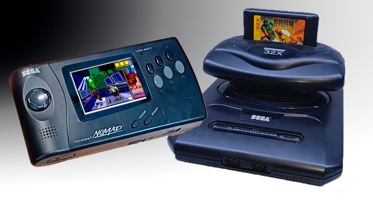 SEGA Nomad, SEGA 32х, SEGA mega cd в одном видео. смотреть онлайн