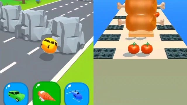 Sandwich Runner Vs Shape_Shifting All Levels Android IOS Gameplay Walkthrough 4K 86