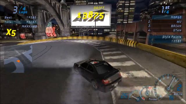 Need For Speed Underground - Free Style [1080p60 - GTX 1080 - 64/133] смотреть онлайн