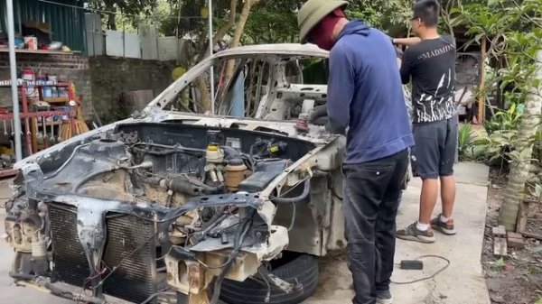 Genius Mechanical Guy Repairs And Restores A 30 Year old Rusty DAEWOO Car To World Class