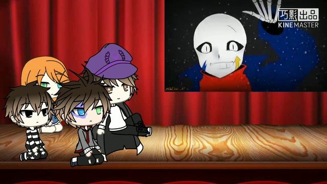 afton family react to sans meme || original???|| read desc смотреть онлайн